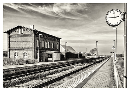 Bahnhof Langenhorn in Nordfriesland